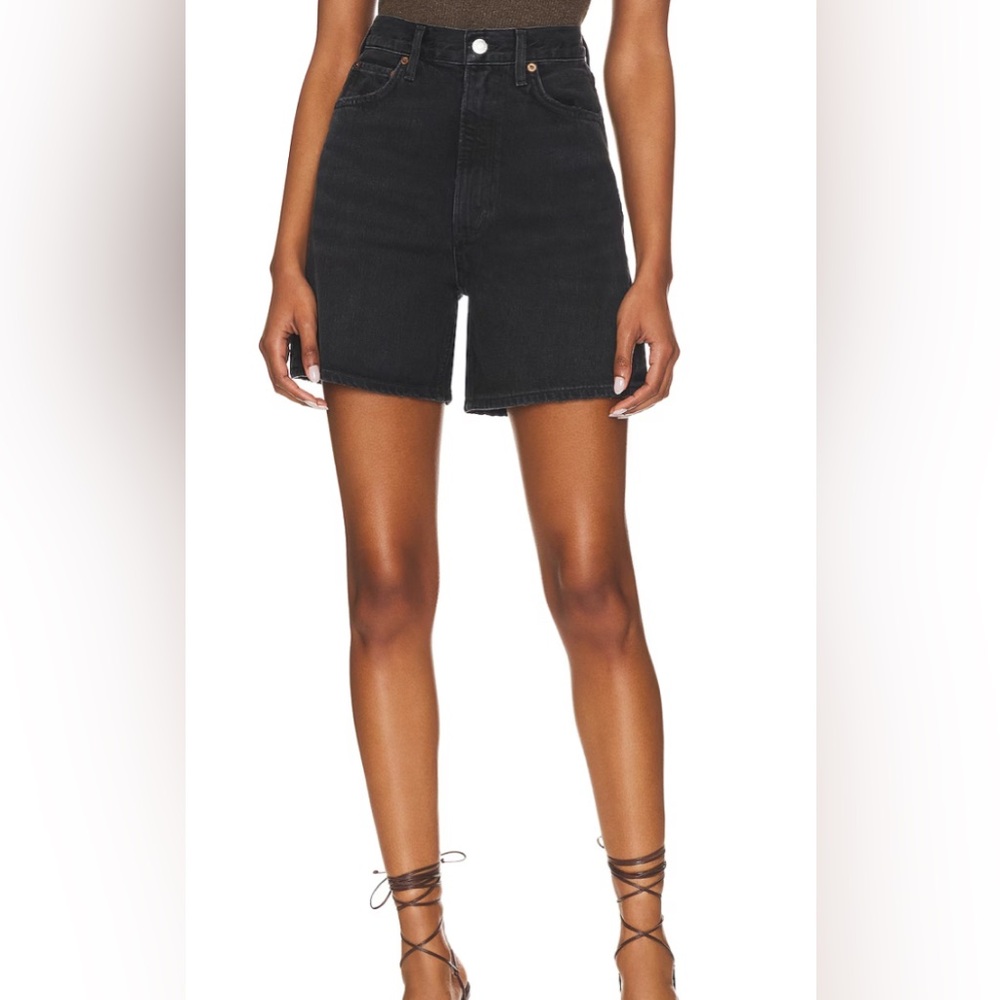 Agolde Black Jean Shorts for Women